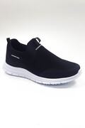 کتانی پیاده روی مدل جورابی بدون بند یونیسکس دو رنگ مشکی سفید برند sneakers Park