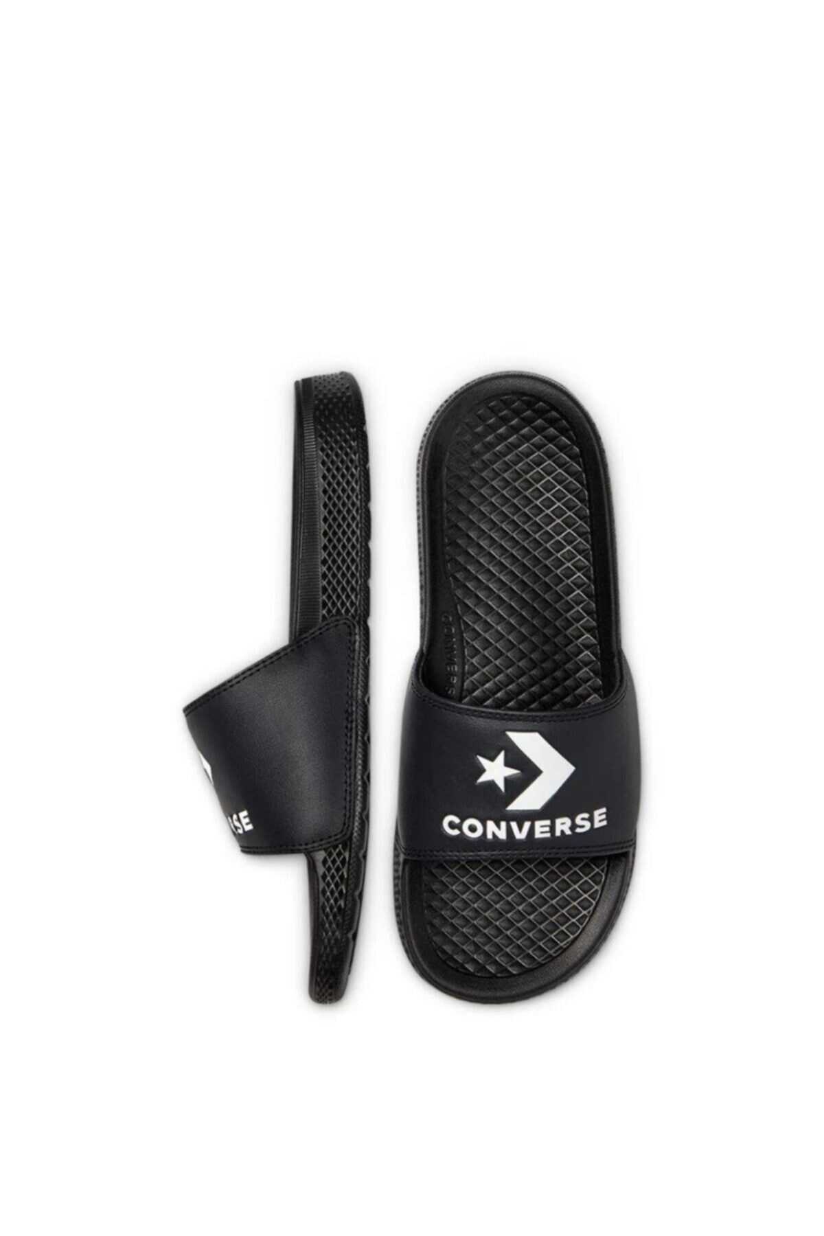 دمپایی یونیسکس طرح دار مشکی برند converse 