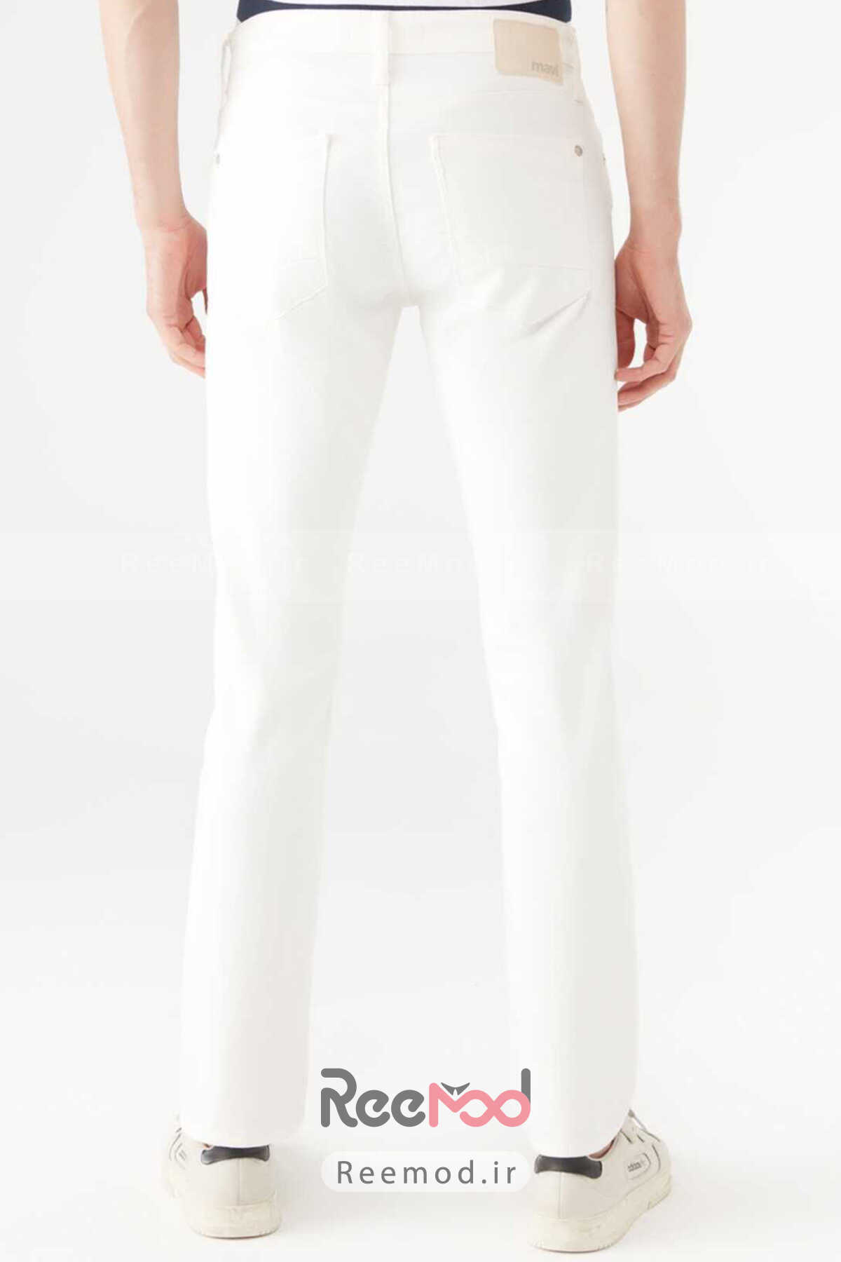 شلوار جین اندامی مردانه سفید برند Mavi 