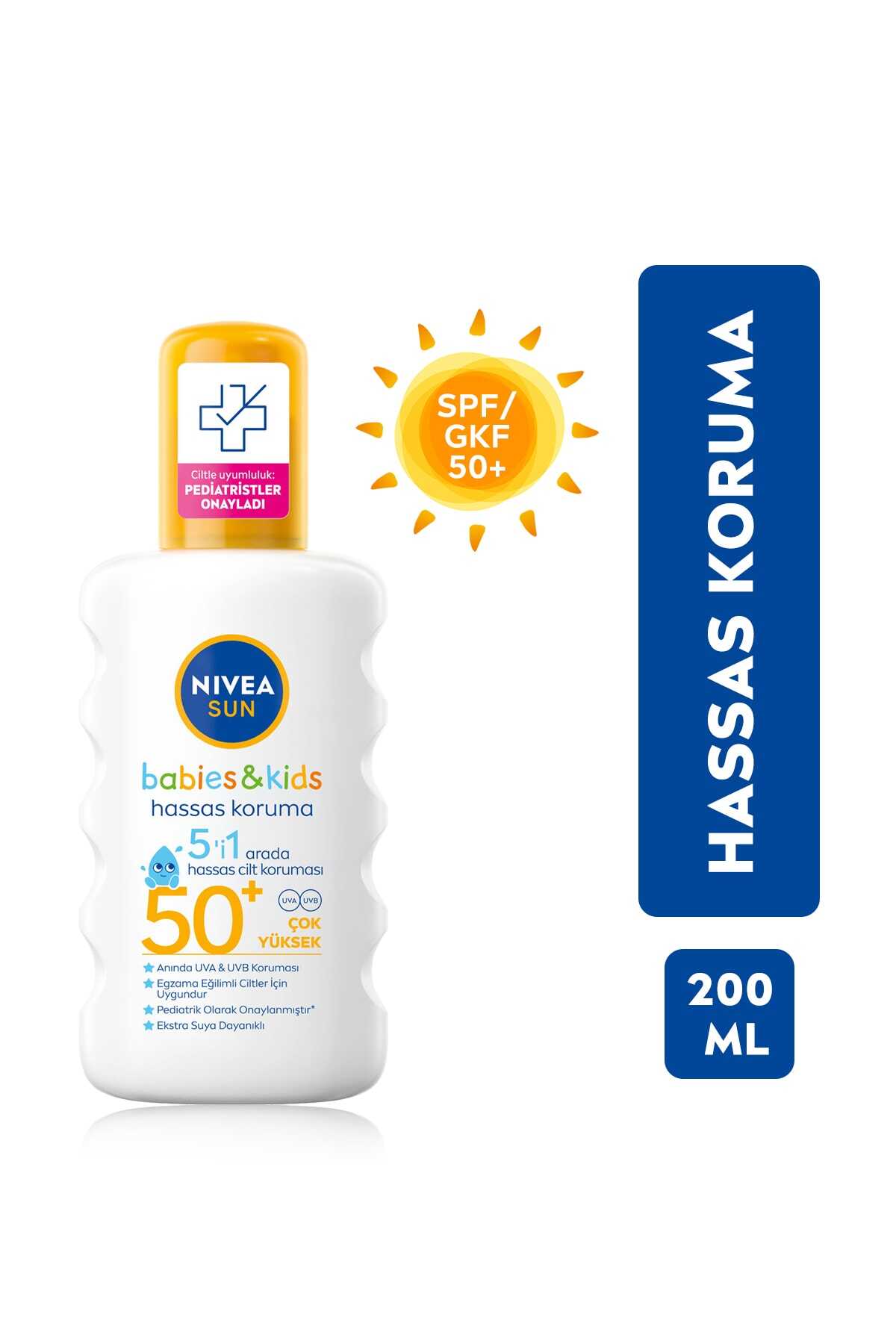اسپری ضد آفتاب کودک Spf50+ برند Nivea 