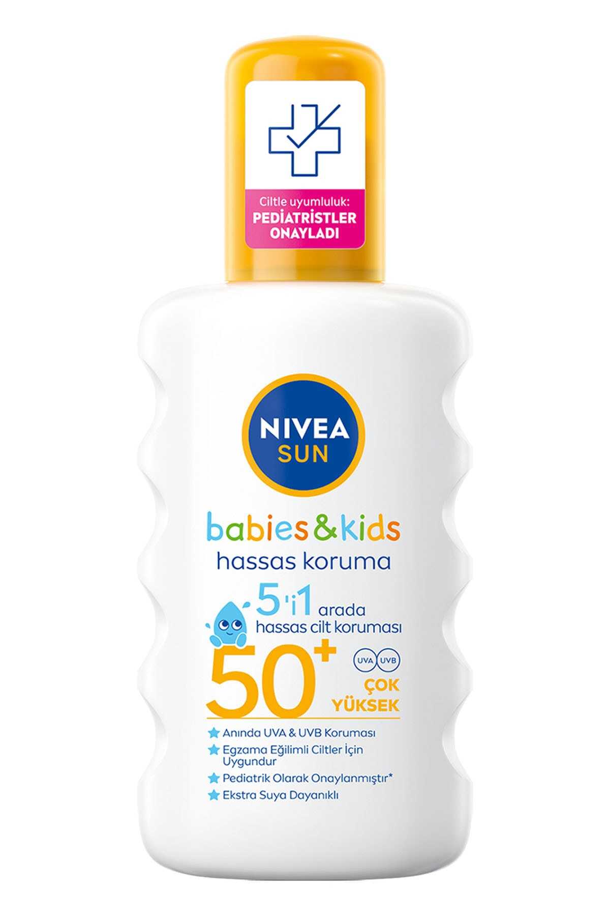 اسپری ضد آفتاب کودک Spf50+ برند Nivea 