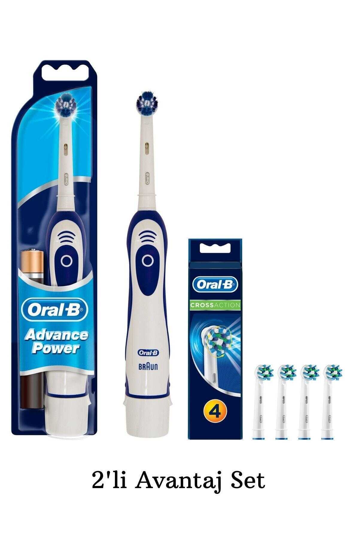 پک مسواک باتری دار برندOral-B _ سری جایگزین برند Cross Action