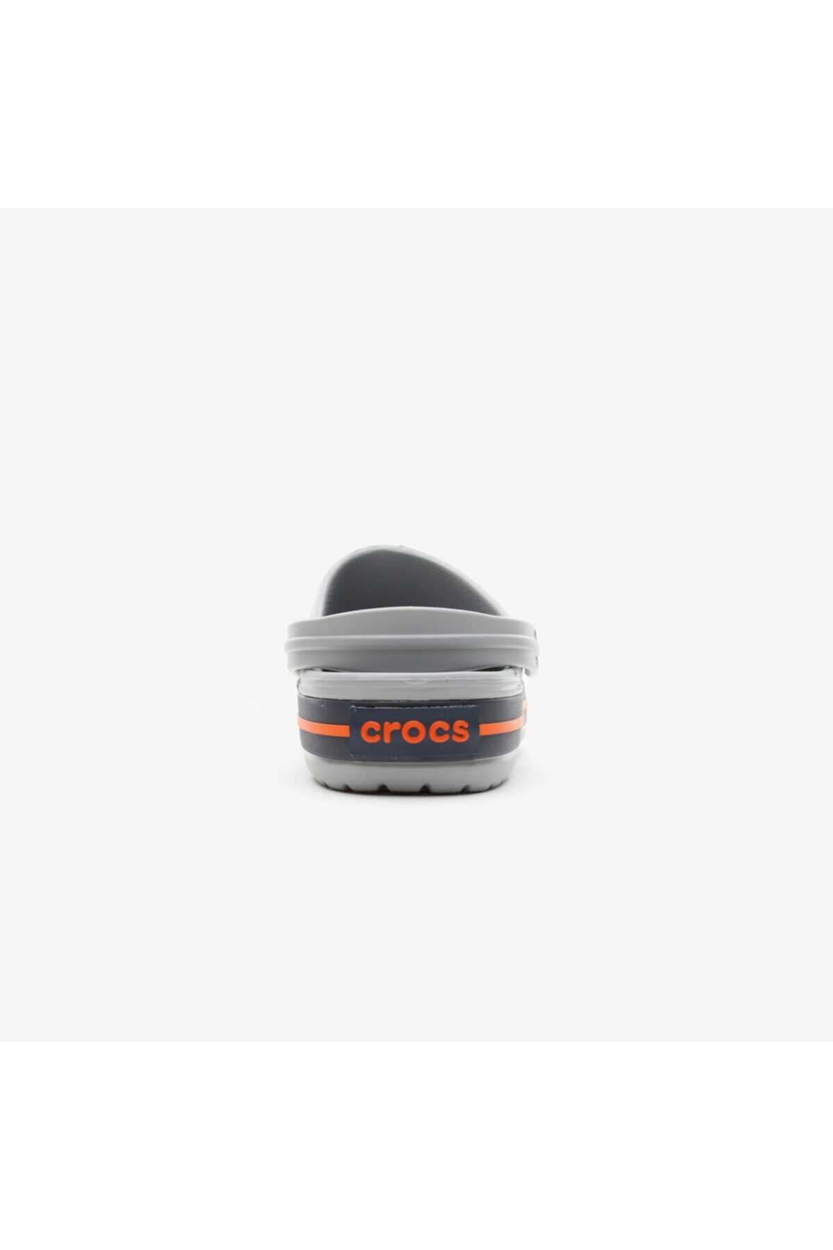 دمپایی جلو بسته پشت بندی یونیسکس خاکستری روشن برند Crocs