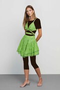نیم تنه بند دار زنانه سبز روشن برند SAGAZA 