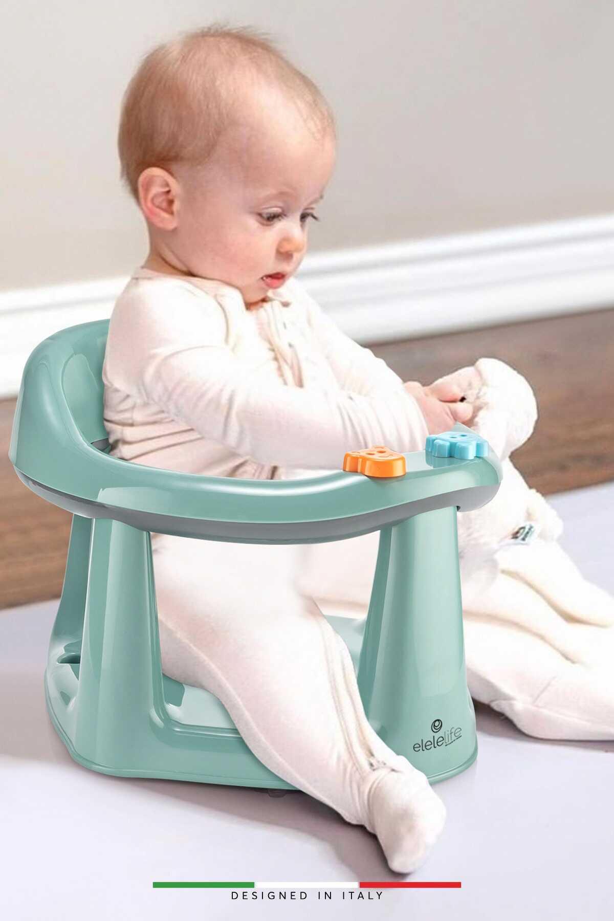 صندلی حمام کودک صورتی برند Elele