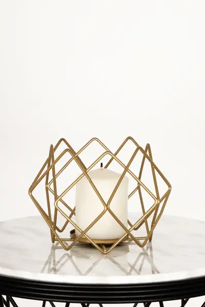 جاشمعی فلزی تزئینی آکوا طلایی برند Begüsa