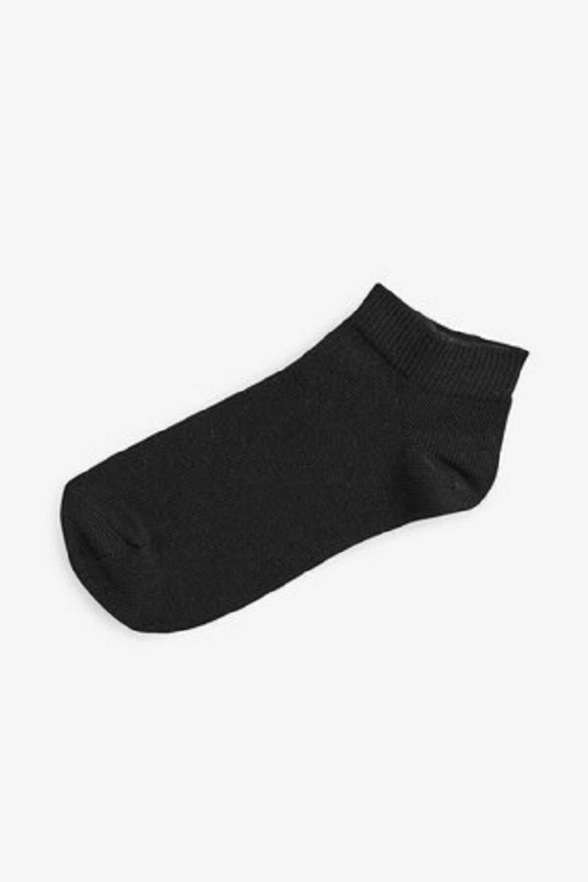جوراب مردانه کوتاه ساده مشکی برند B&D SOCKS