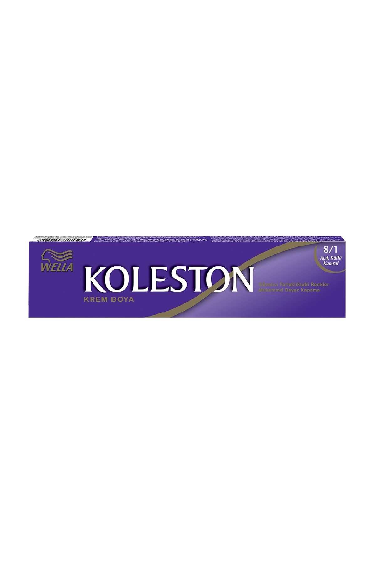 رنگ مو زنانه تک کد 1-8 قهوه ای روشن برند Koleston