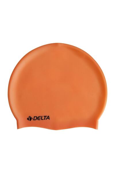 کلاه سیلیکونی استخر نارنجی برند Delta