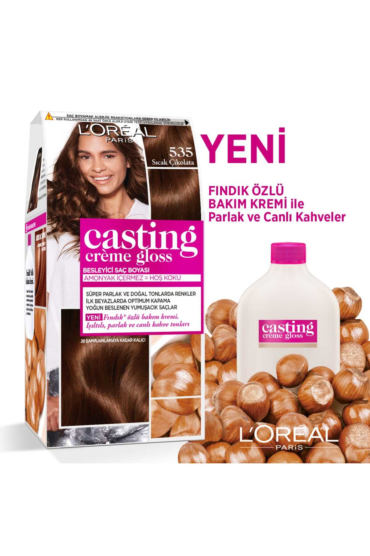 رنگ مو قهوه ای تیره کد 535 برند L'Oreal Paris