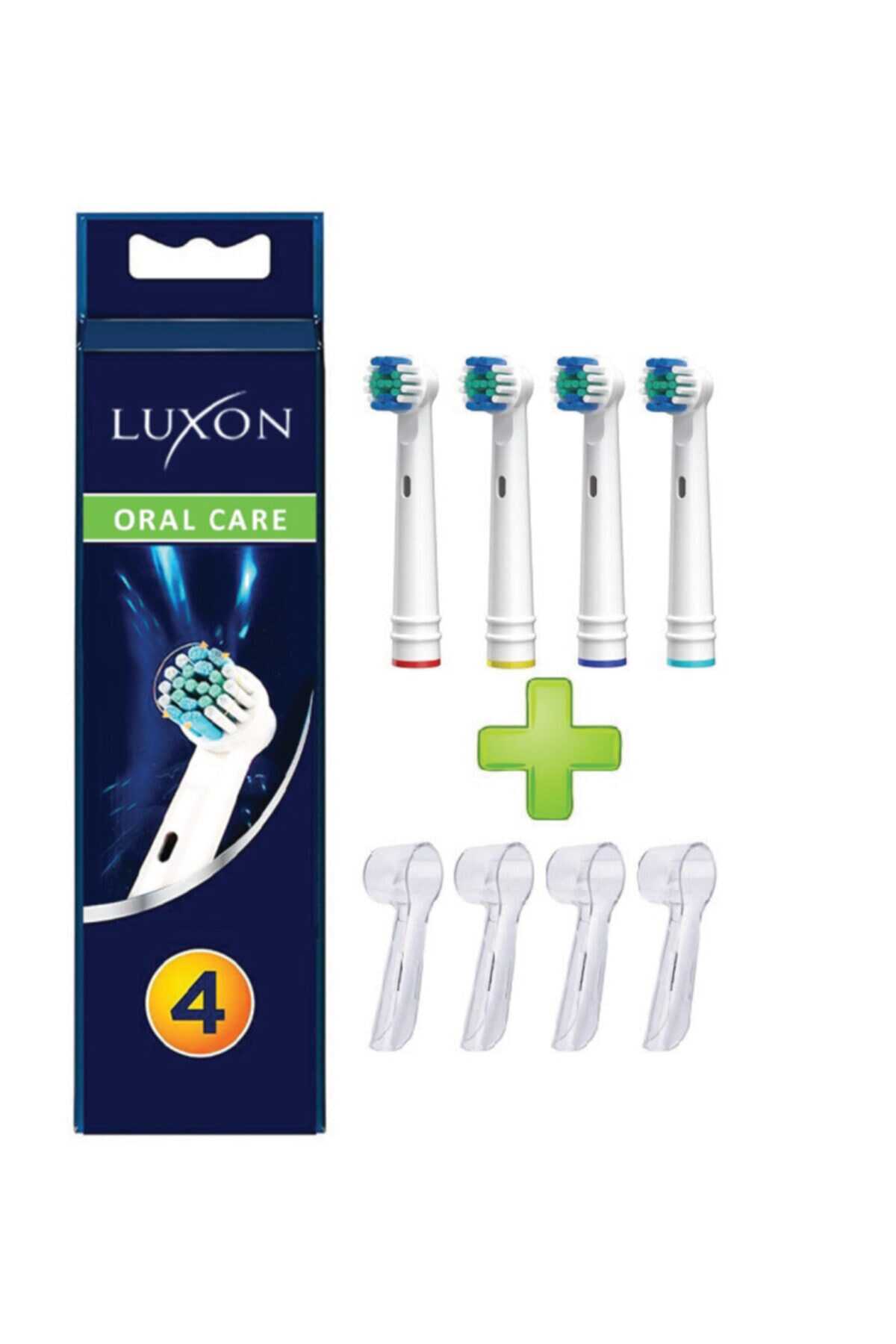 سری یدکی مسواک شارژی محافظ دار 4 عددی برند LUXON