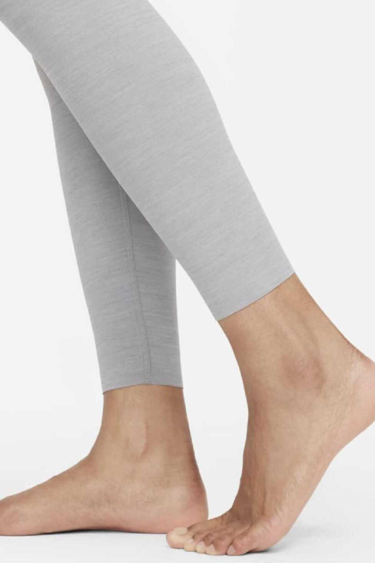 لگ ورزشی زنانه کمر پهن خاکستری برند Nike 