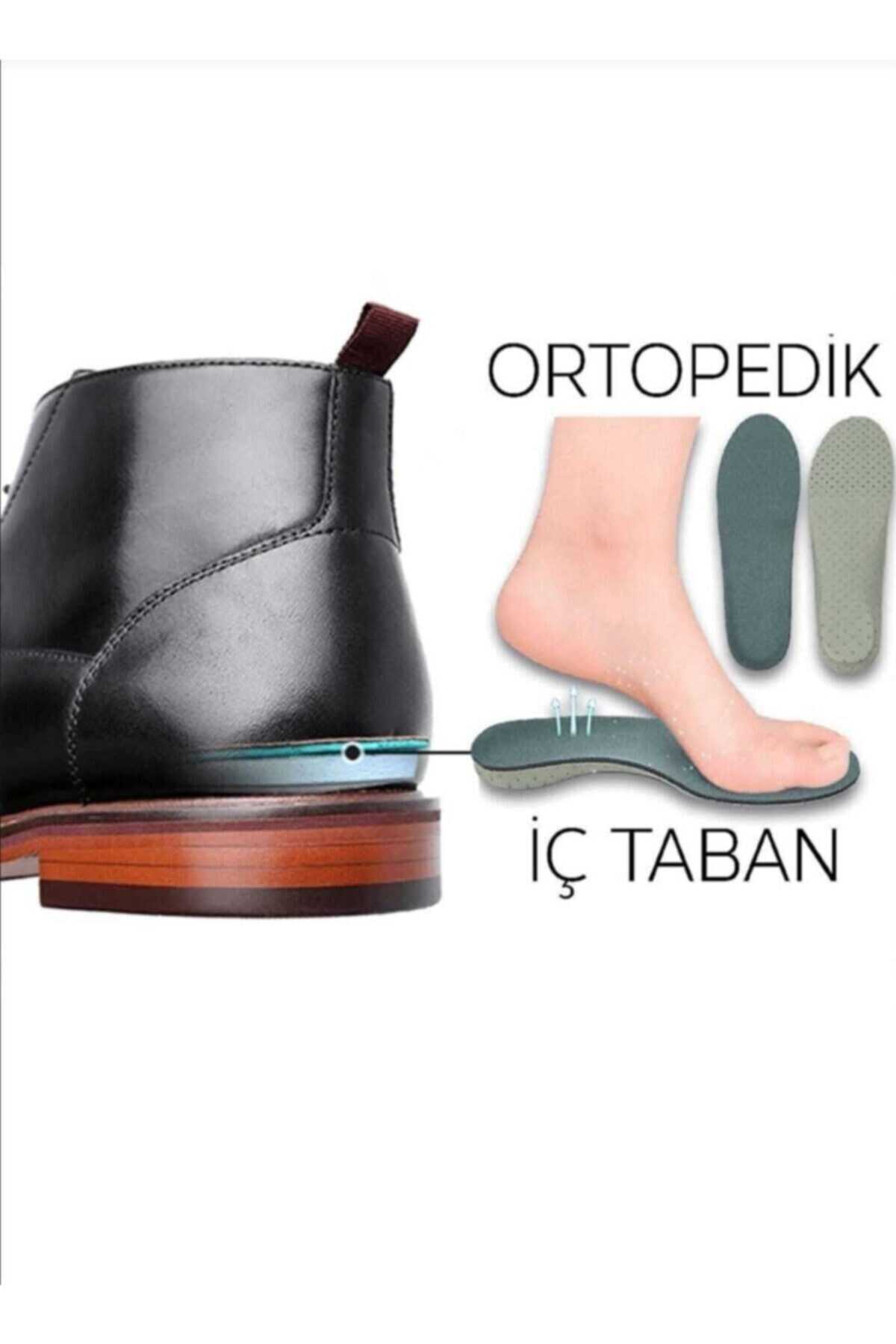 نیم بوت مردانه چرم کش دار مشکی برند Zegeshoes