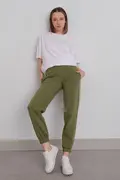شلوار جاگر جیب دار زنانه سبز برند Addax 