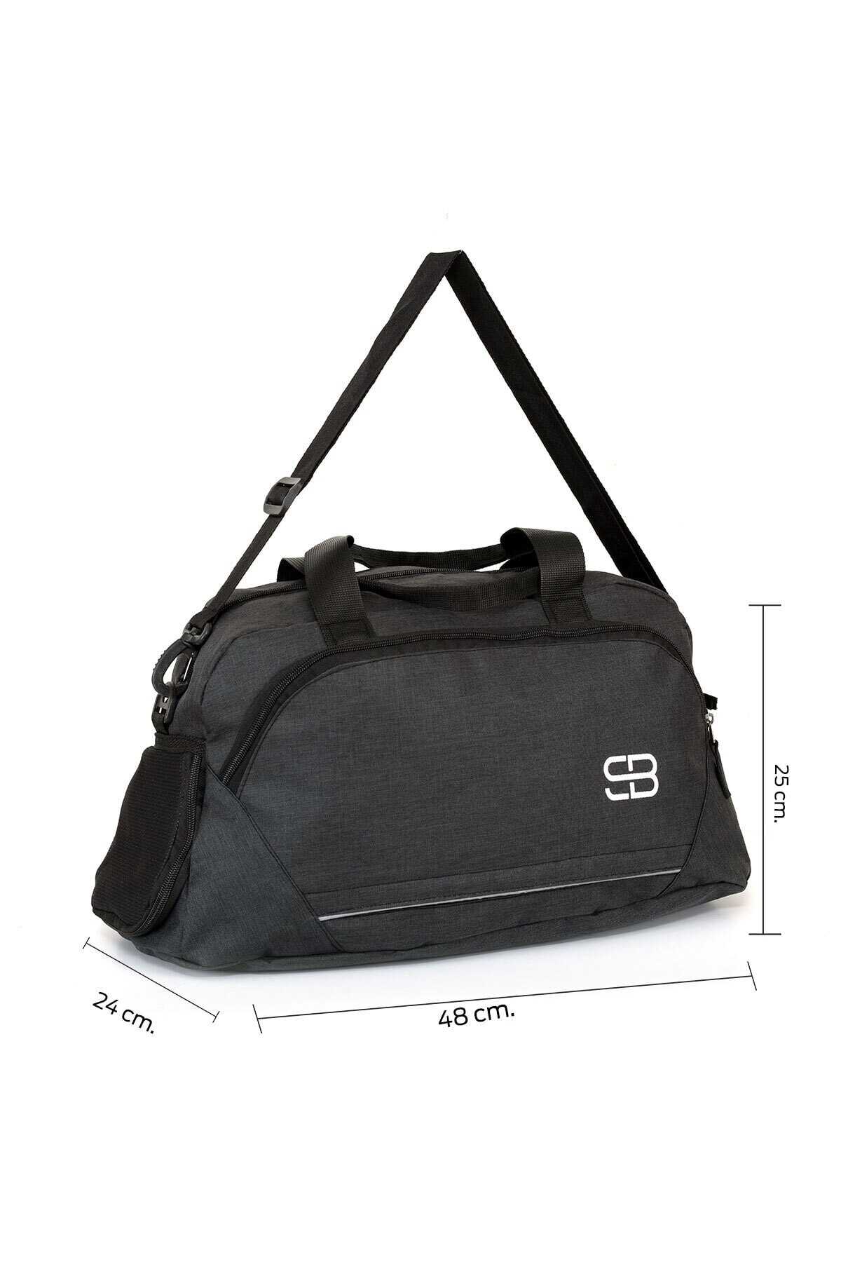 کیف مردانه ورزشی طرح دار مشکی برند Solo Bag