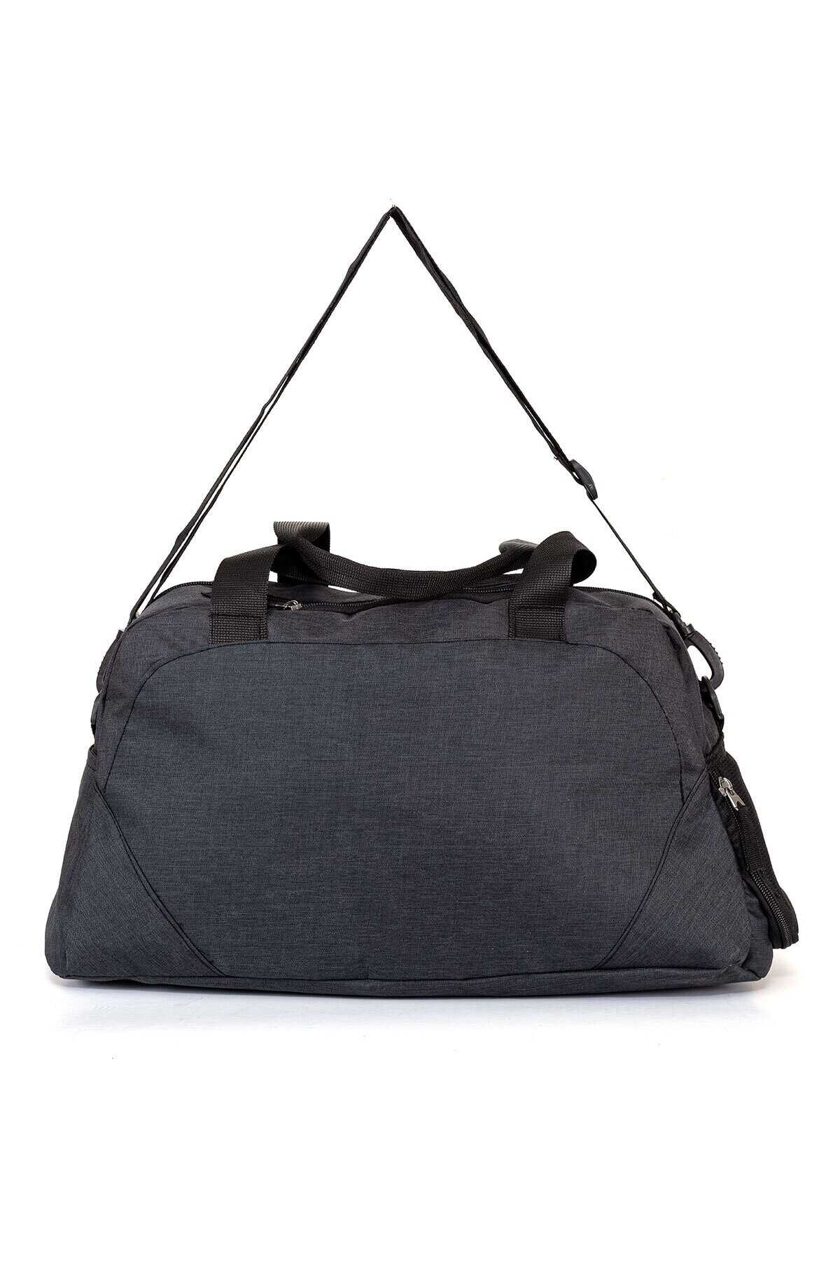 کیف مردانه ورزشی طرح دار مشکی برند Solo Bag