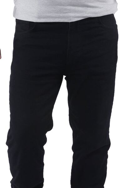 شلوار جین سایز بزرگ جیب دار مردانه مشکی برند Big Jeans