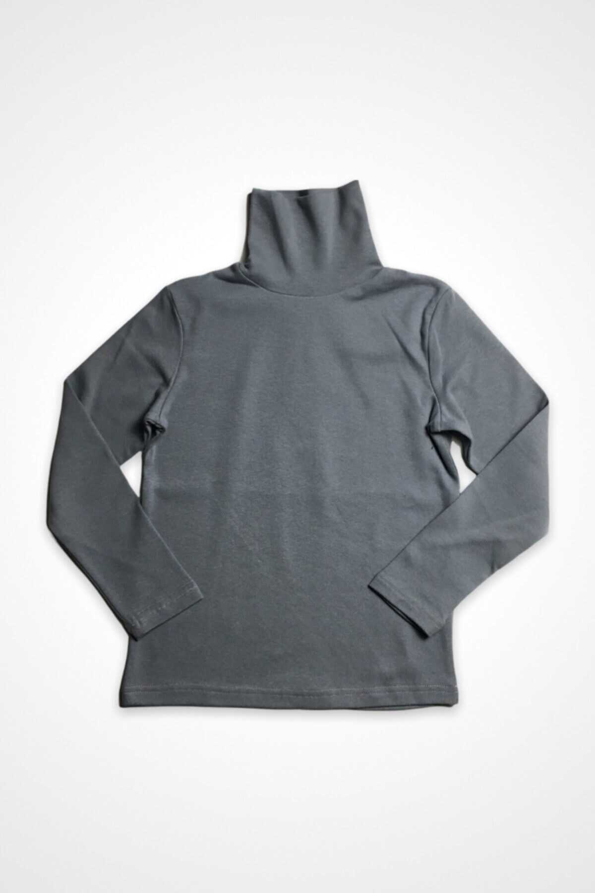 بلوز یقه اسکی بچه گانه خاکستری برند Cloise 