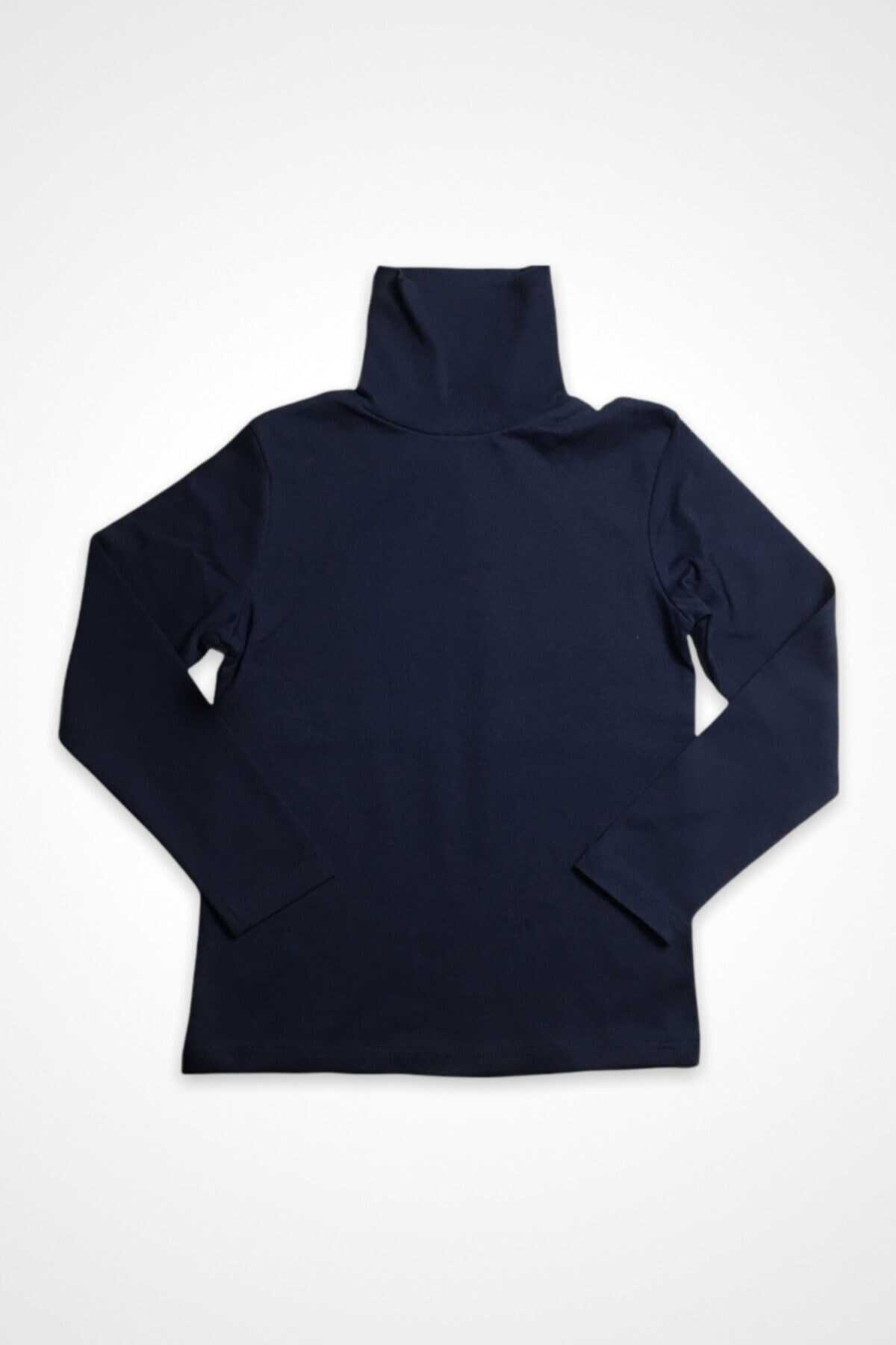 بلوز یقه اسکی بچه گانه سرمه ای برند Cloise 