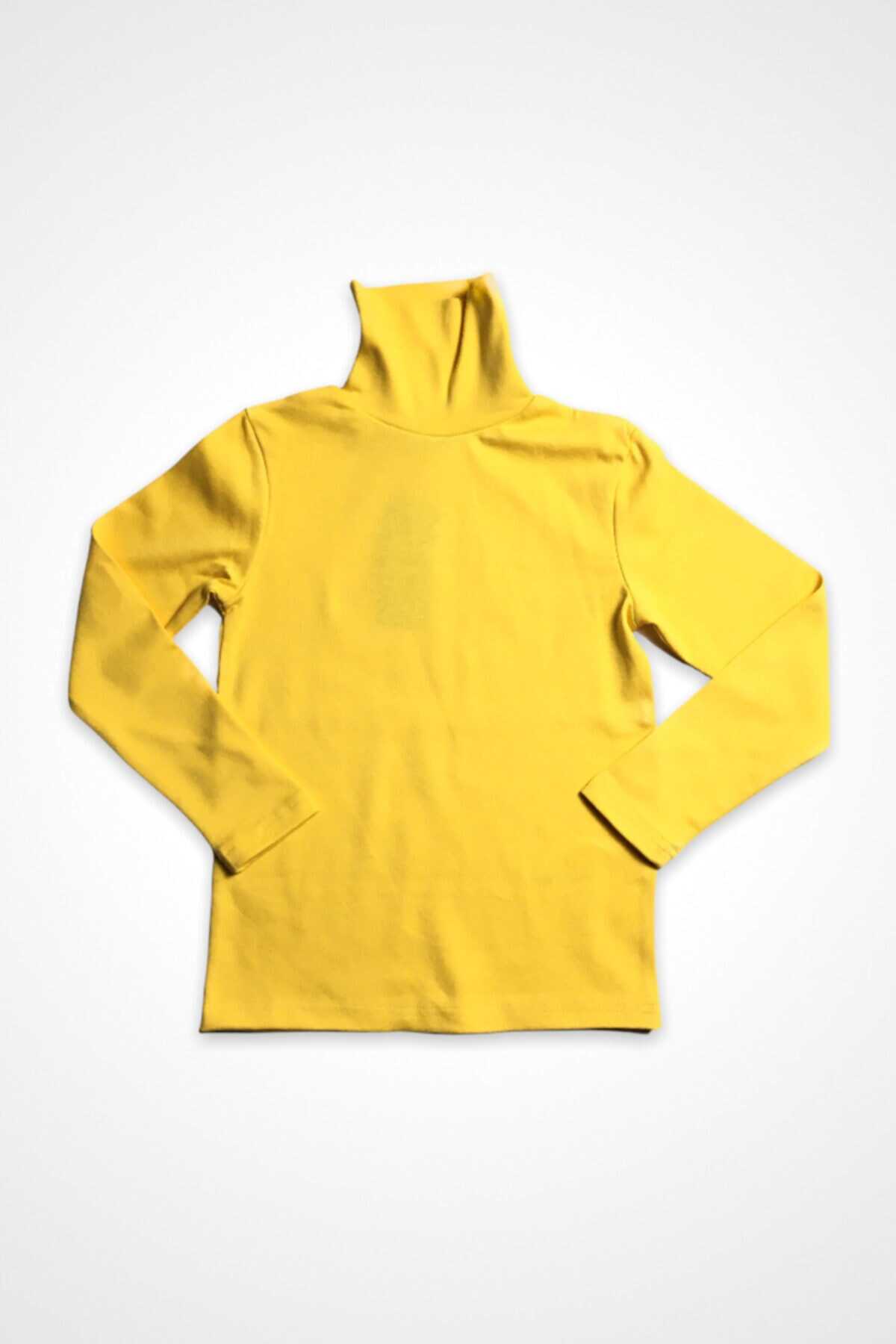 بلوز یقه اسکی بچه گانه زرد برند Cloise 