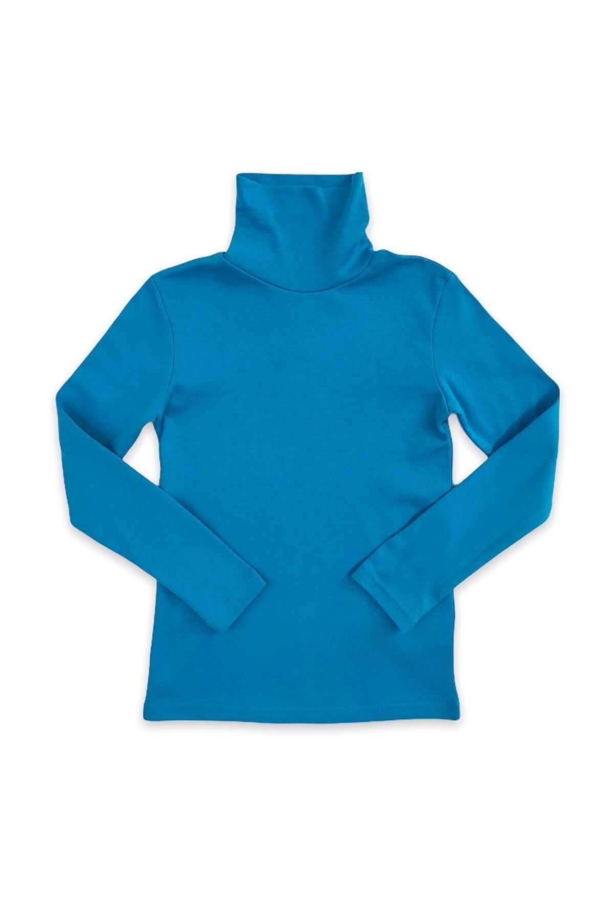 بلوز یقه اسکی بچه گانه آبی برند Cloise 