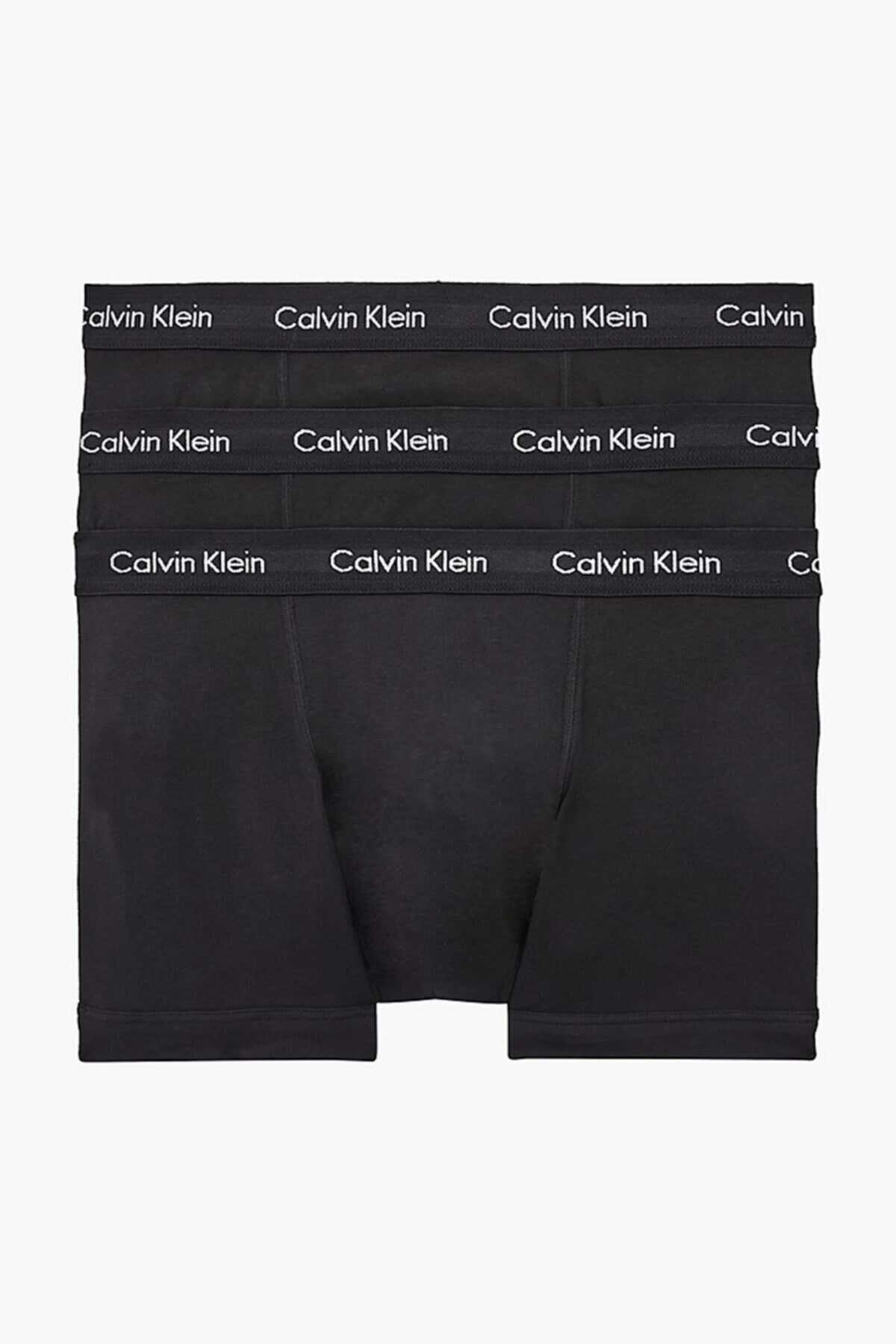 شورت اسلیپ پادار مردانه ست 3 عددی مشکی مدل 0000u2662g برند Calvin Klein