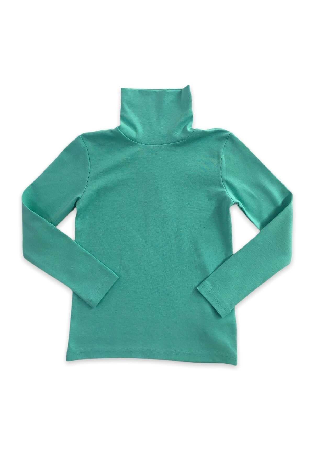 بلوز یقه اسکی بچه گانه سبز برند Cloise 