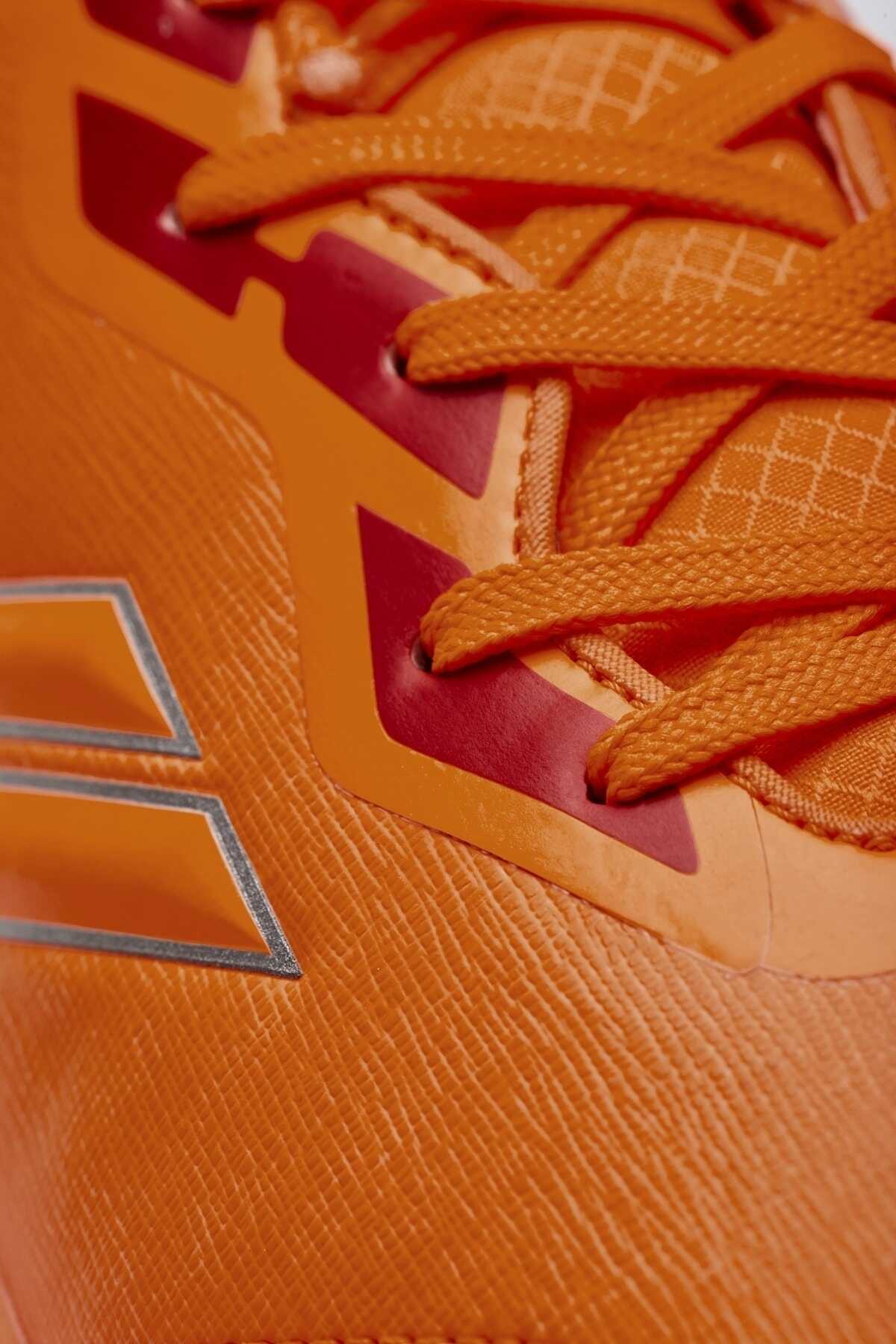 کفش فوتبال مردانه مدل Ultima نارنجی برند Lescon