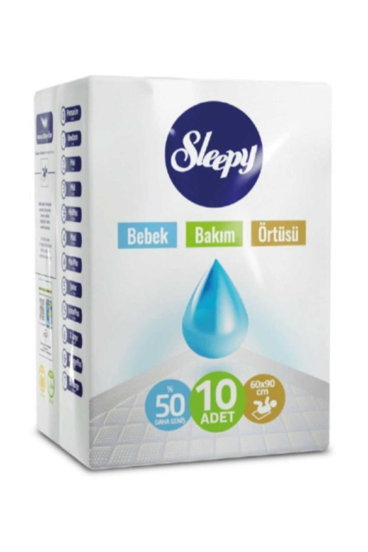 زیر انداز یکبار مصرف تعویض پوشک کودک بسته 10 عددی برند Sleepy 