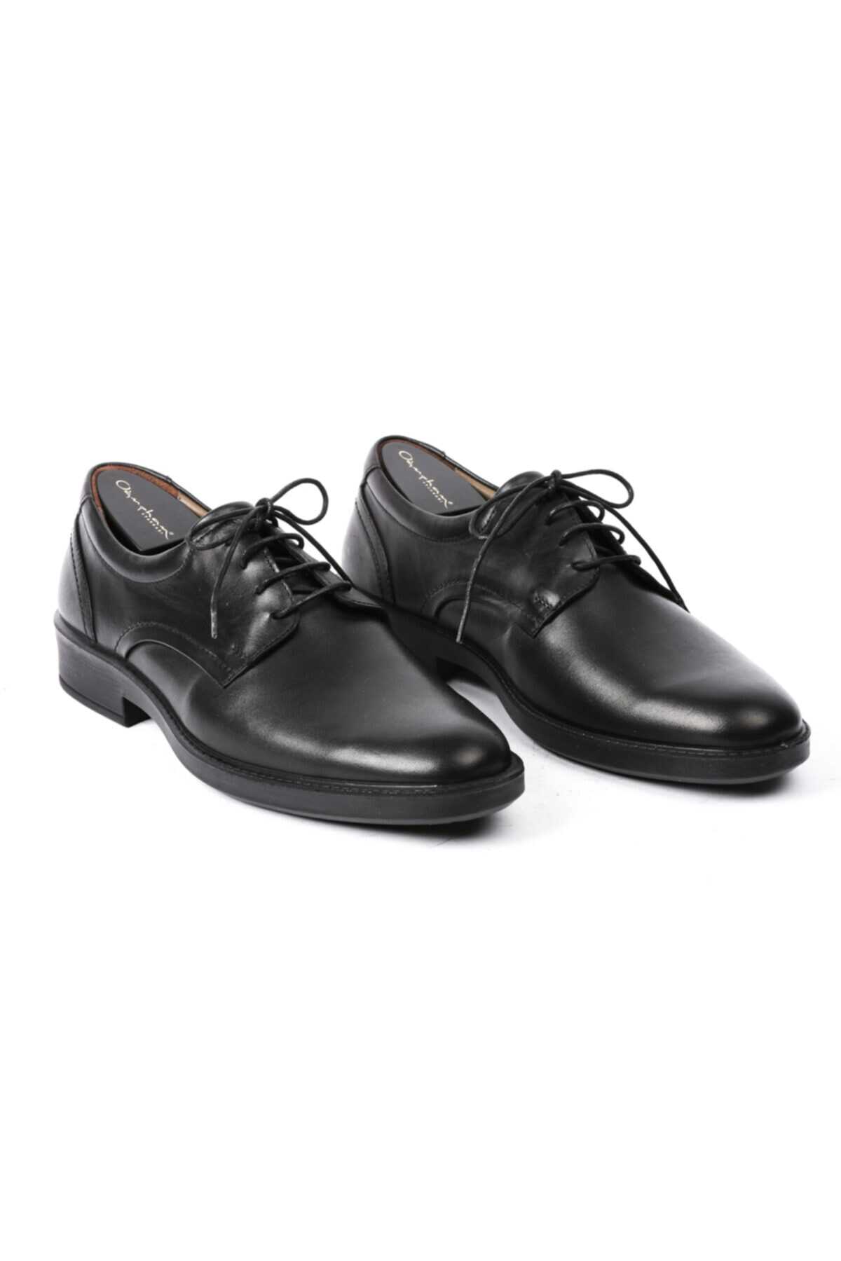 کفش کلاسیک چرم مردانه مشکی برند Oğuzhan ayakkabı