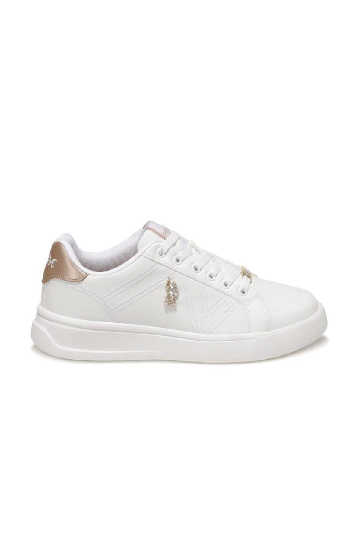 کفش کتانی زنانه سری Exxy Shoes White سفید برند U.S. Polo Assn