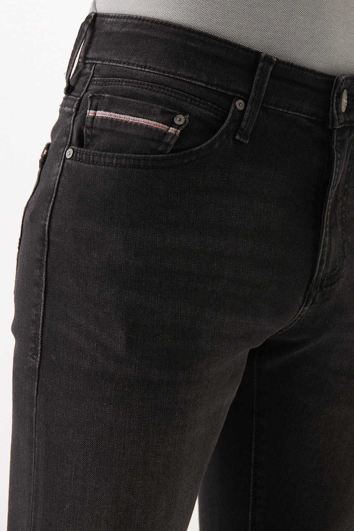 شلوار جین اندامی مردانه ذغالی برند Mavi