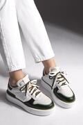 کفش ورزشی زنانه مدل Pera multi 1 سفید مشکی برند Marjin