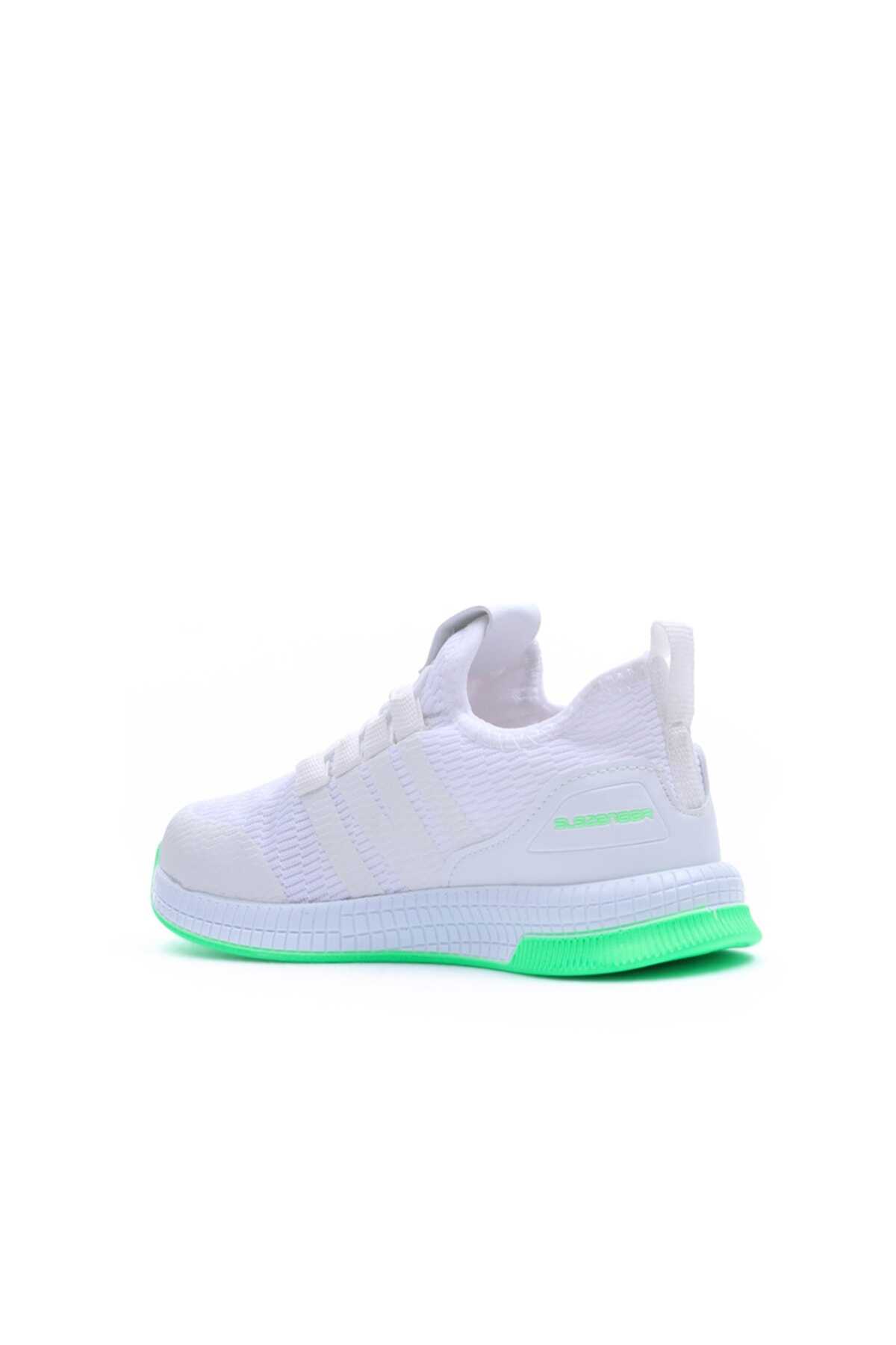 کفش کتانی بچه گانه یونیسکس سفید سبز برند Slazenger 