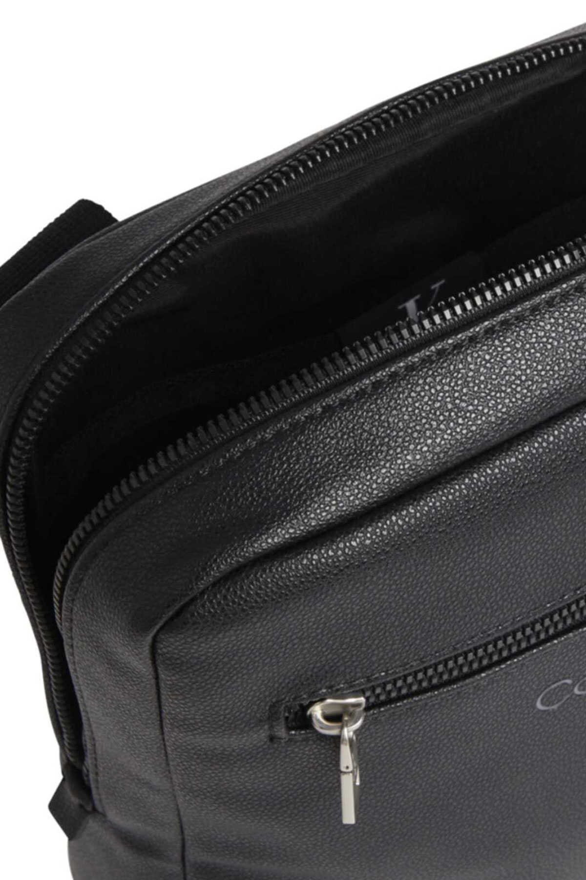 کیف مسنجر یونیسکس مردانه مشکی برند Calvin Klein