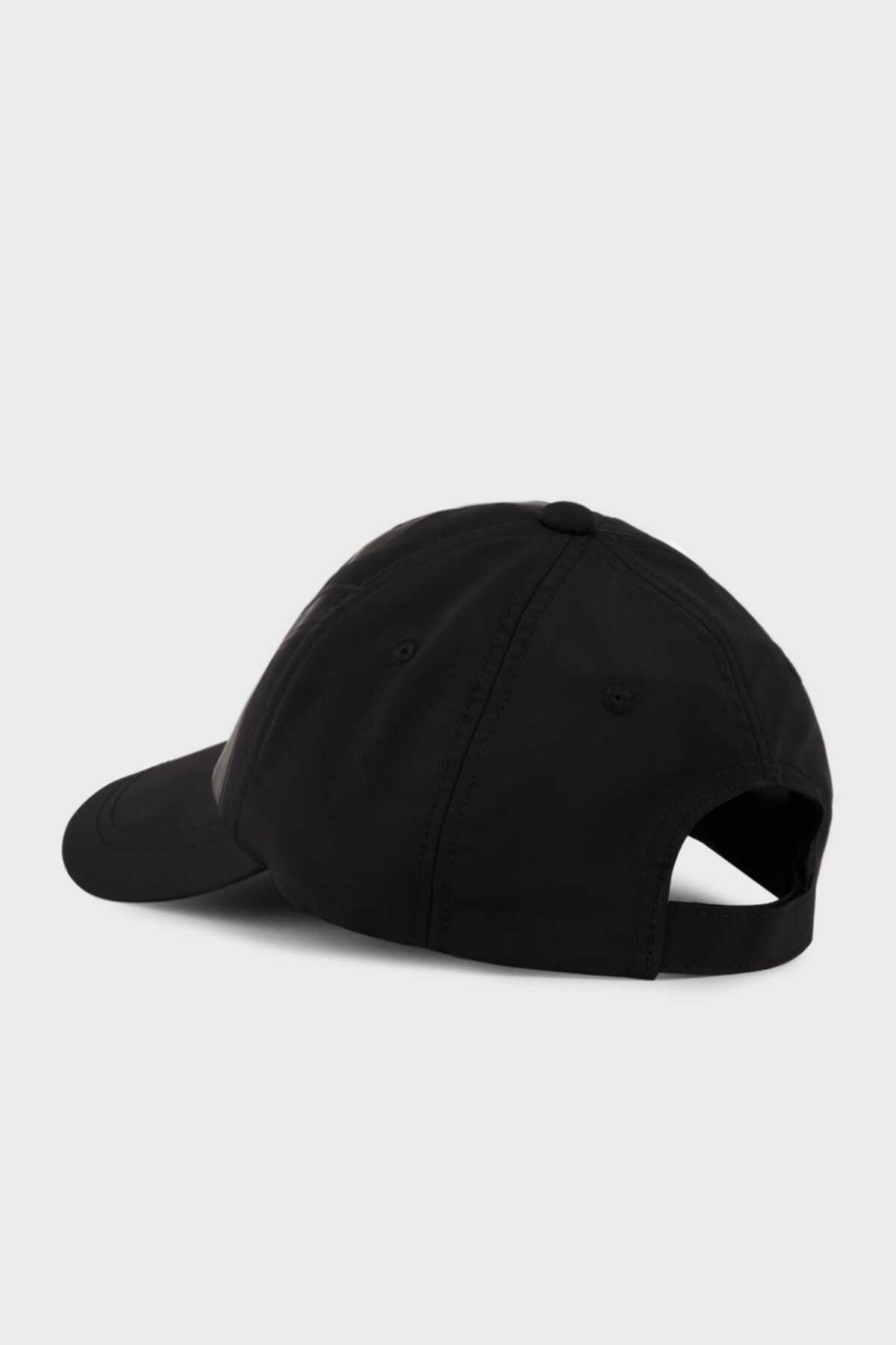 کلاه کپ طرح دار مردانه مشکی برند Armani Exchange
