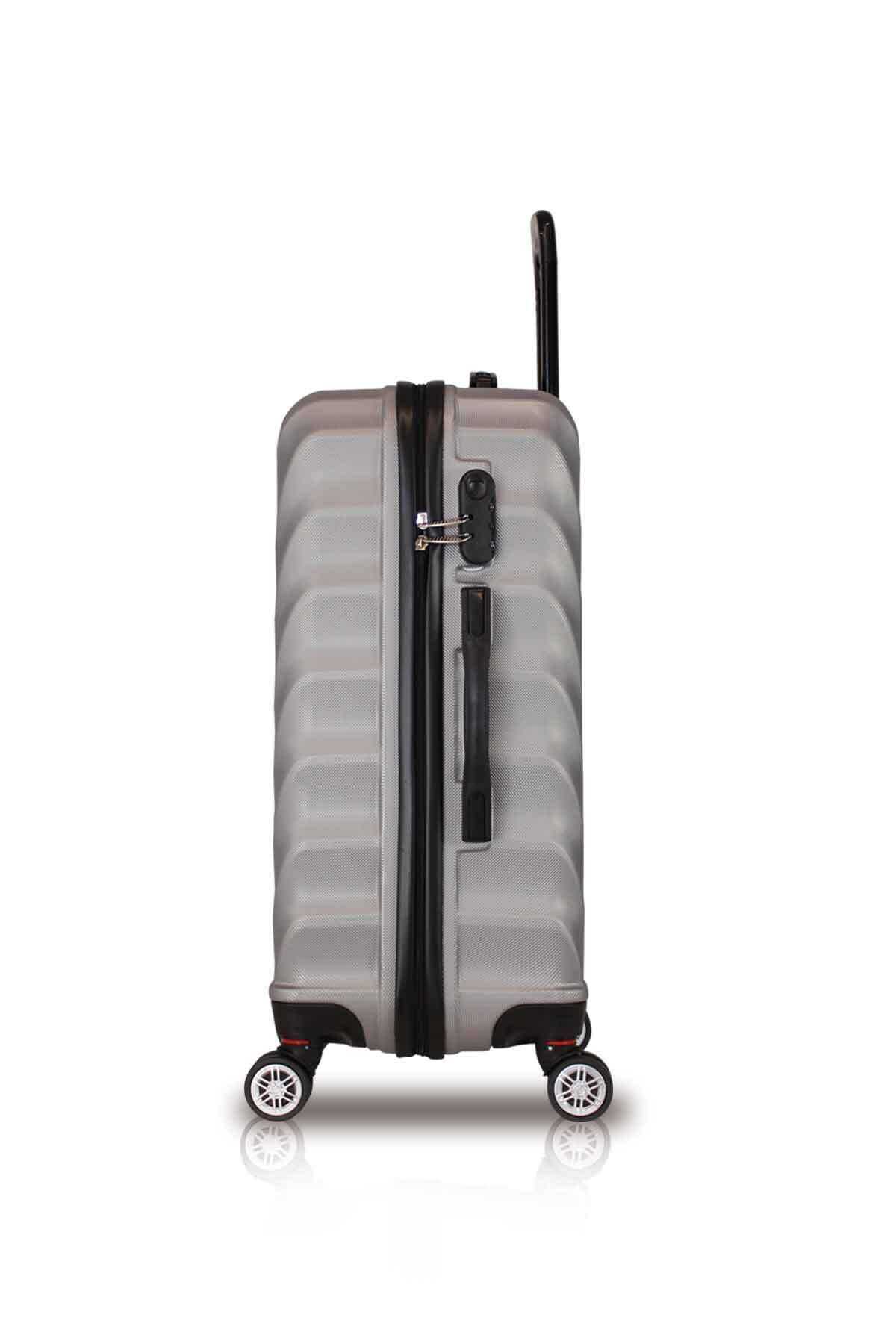 ست 2 عددی چمدان مسافرتی - کیف آرایش یونیسکس خاکستری برند My Valice