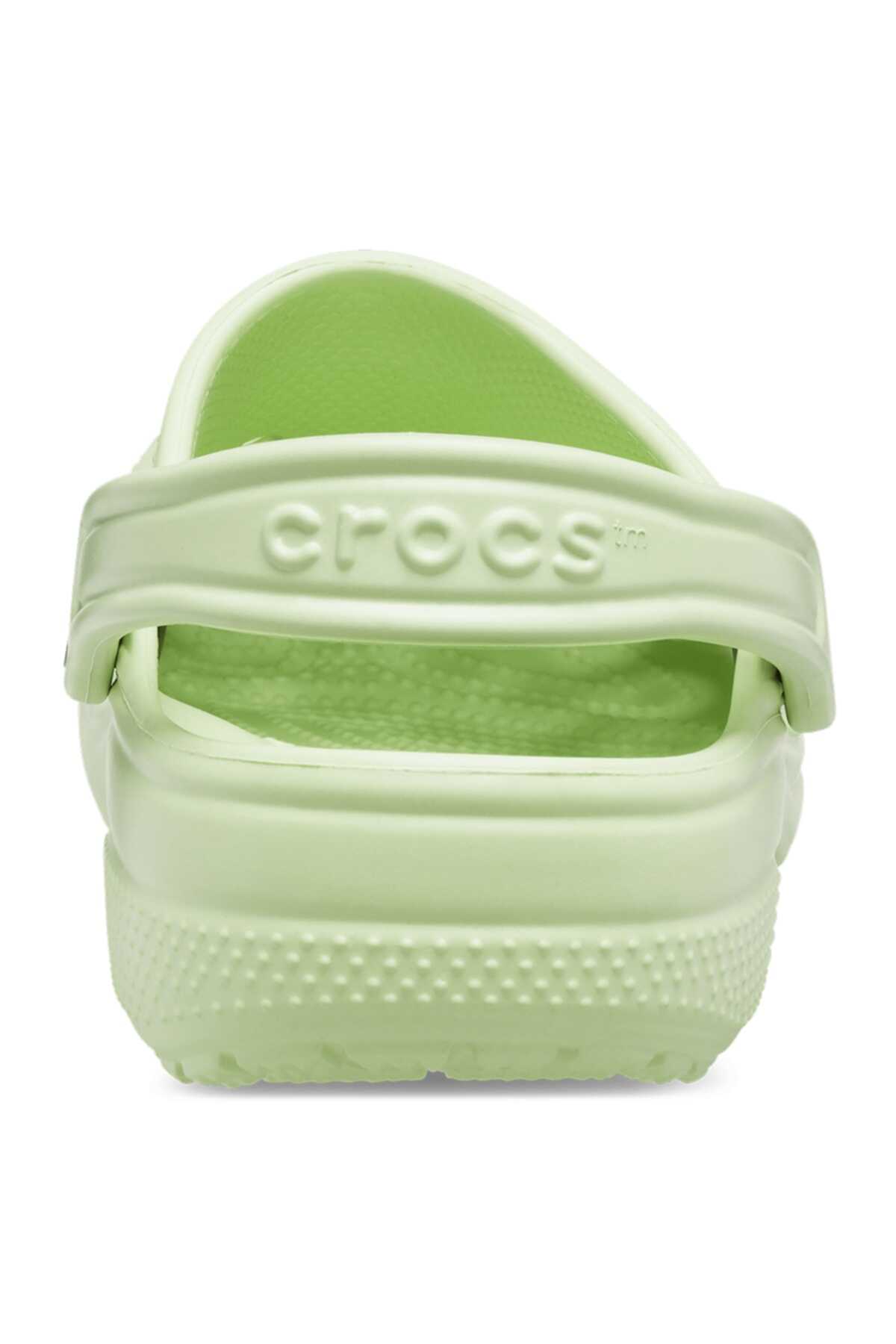 صندل طرح دار یونیسکس سبز لیمویی برند Crocs