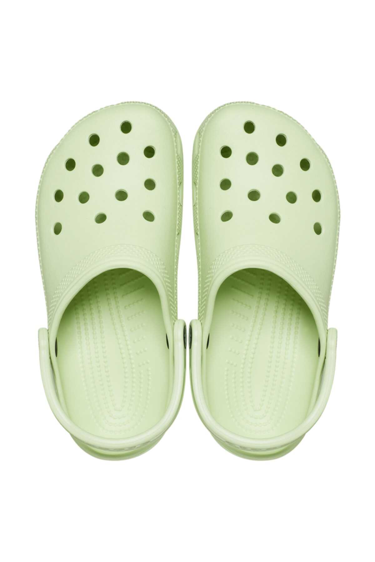 صندل طرح دار یونیسکس سبز لیمویی برند Crocs