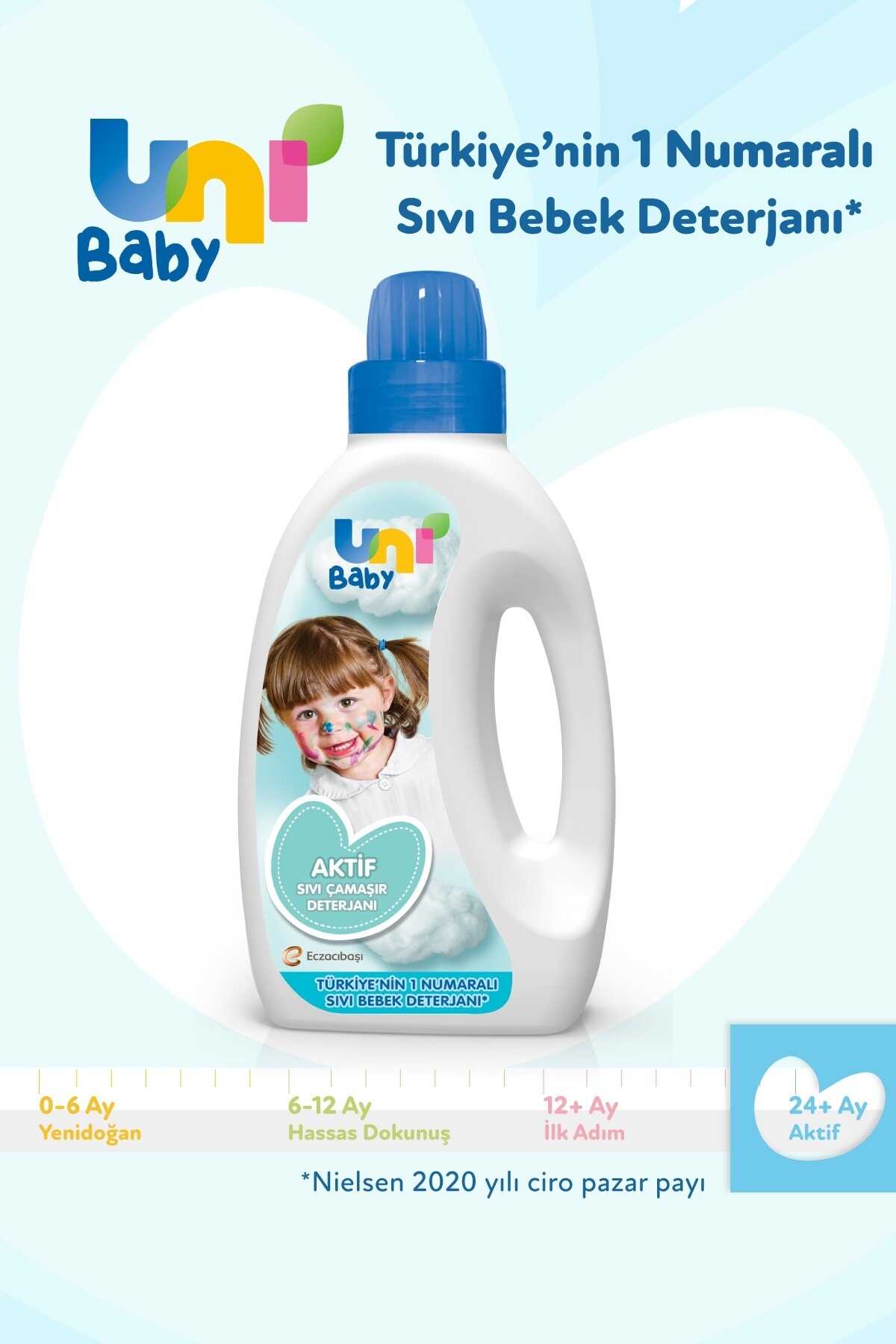 مایع لباسشویی کودک 1.5 لیتر مجموعه 3 عددی برند Uni Baby