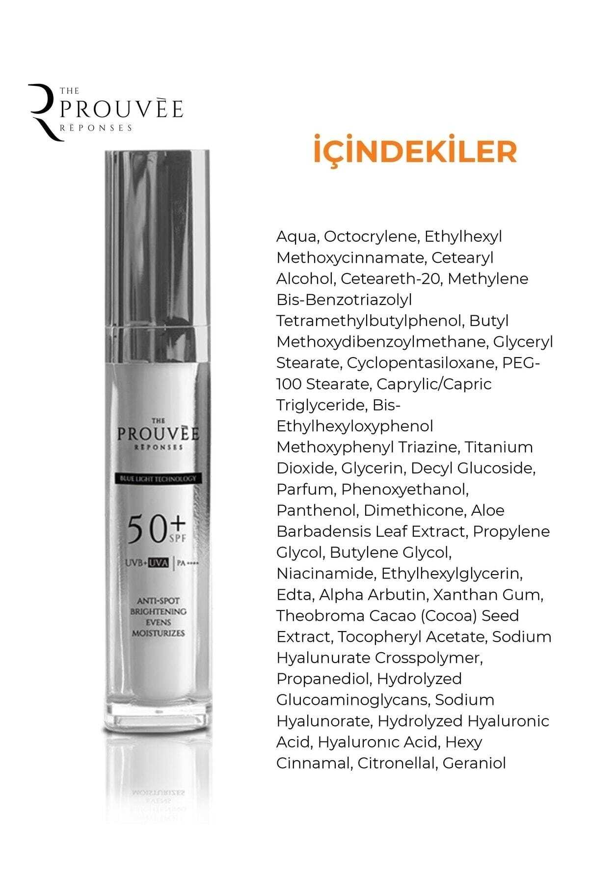 کرم ضد آفتاب زیرساز آرایشی روشن کننده ph 5.5 - مناسب پوست های حساس 50 میل برند The Prouvee Reponses 