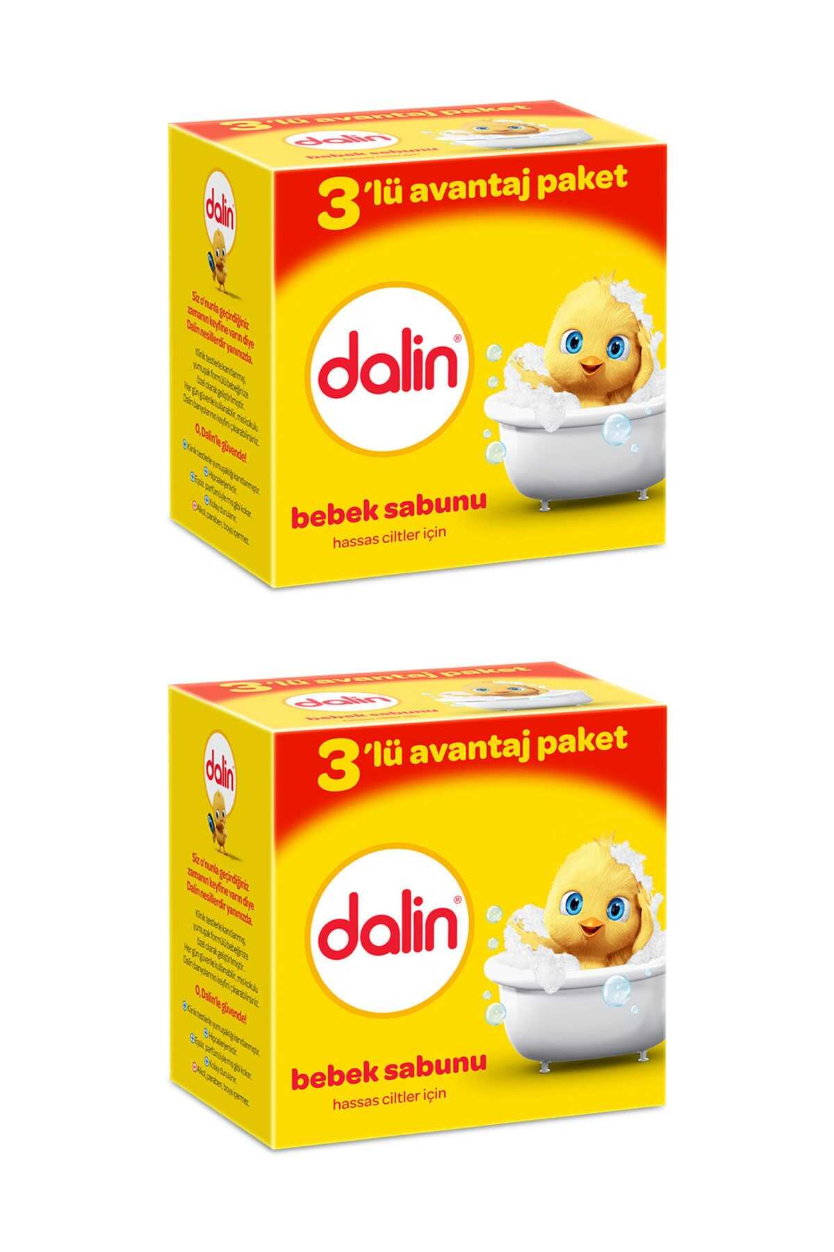 پک2 عددی صابون کودک 3تایی برند Dalin 
