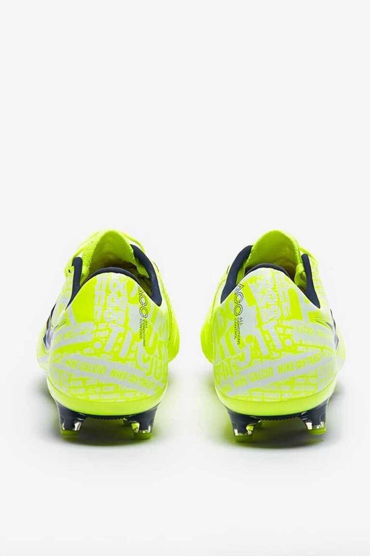 کفش استوک چمن مردانه زرد فسفری برند Nike 