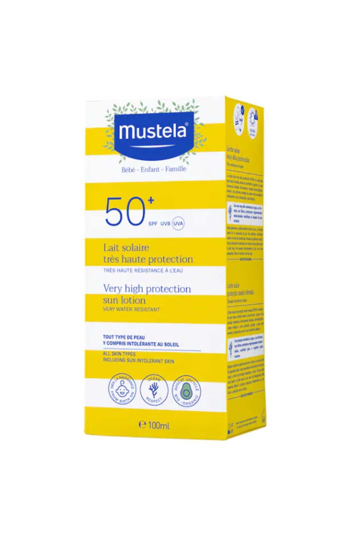 لوسیون ضد آفتاب 100 میلی لیتر برند Mustela