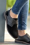کفش آکسفورد جیر مردانه مشکی برند Freemax 