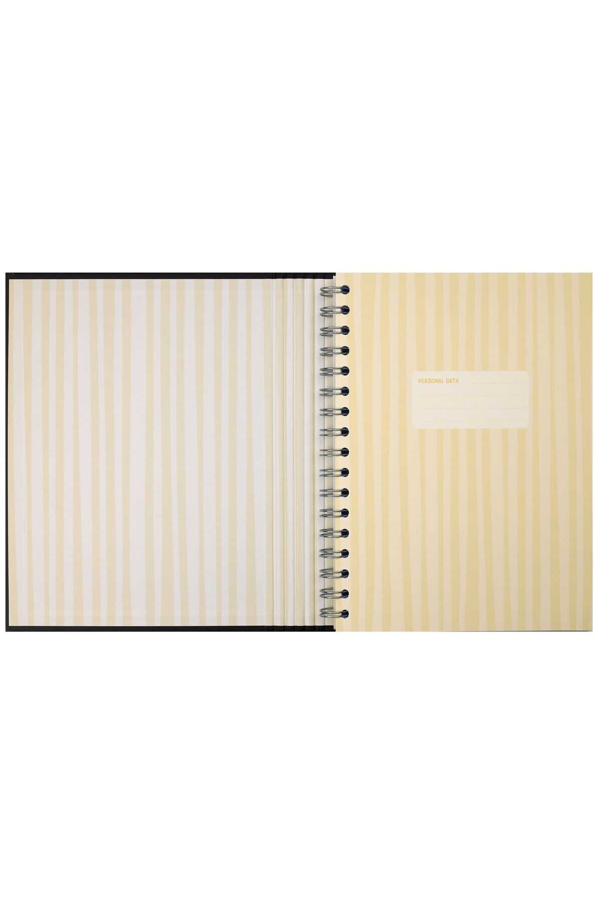 دفترچه یادداشت 16,5x22,5 سانتی طرح دار آبی روشن برند Victoria's Journals