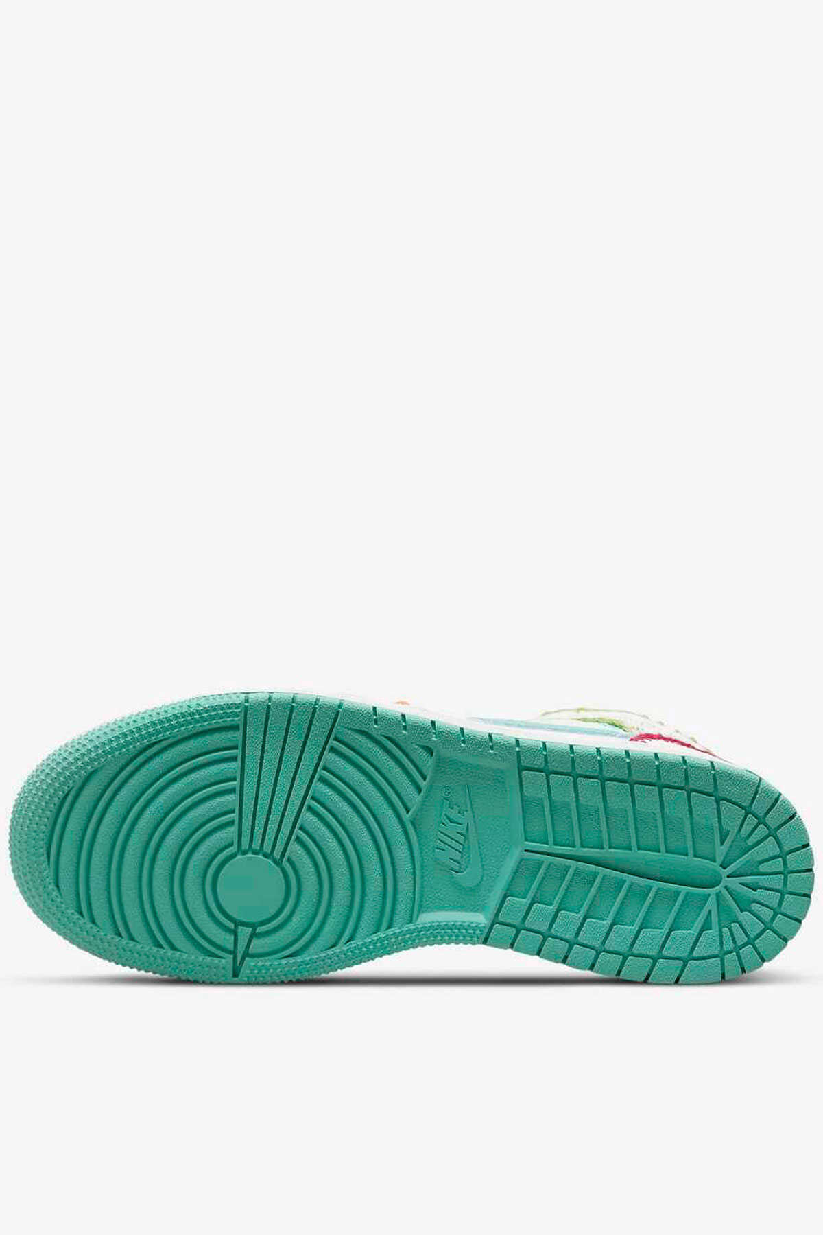 کفش بسکتبال جردن طرح دار زنانه چند رنگ مدل 1 Mid Multi Knit برند Nike 