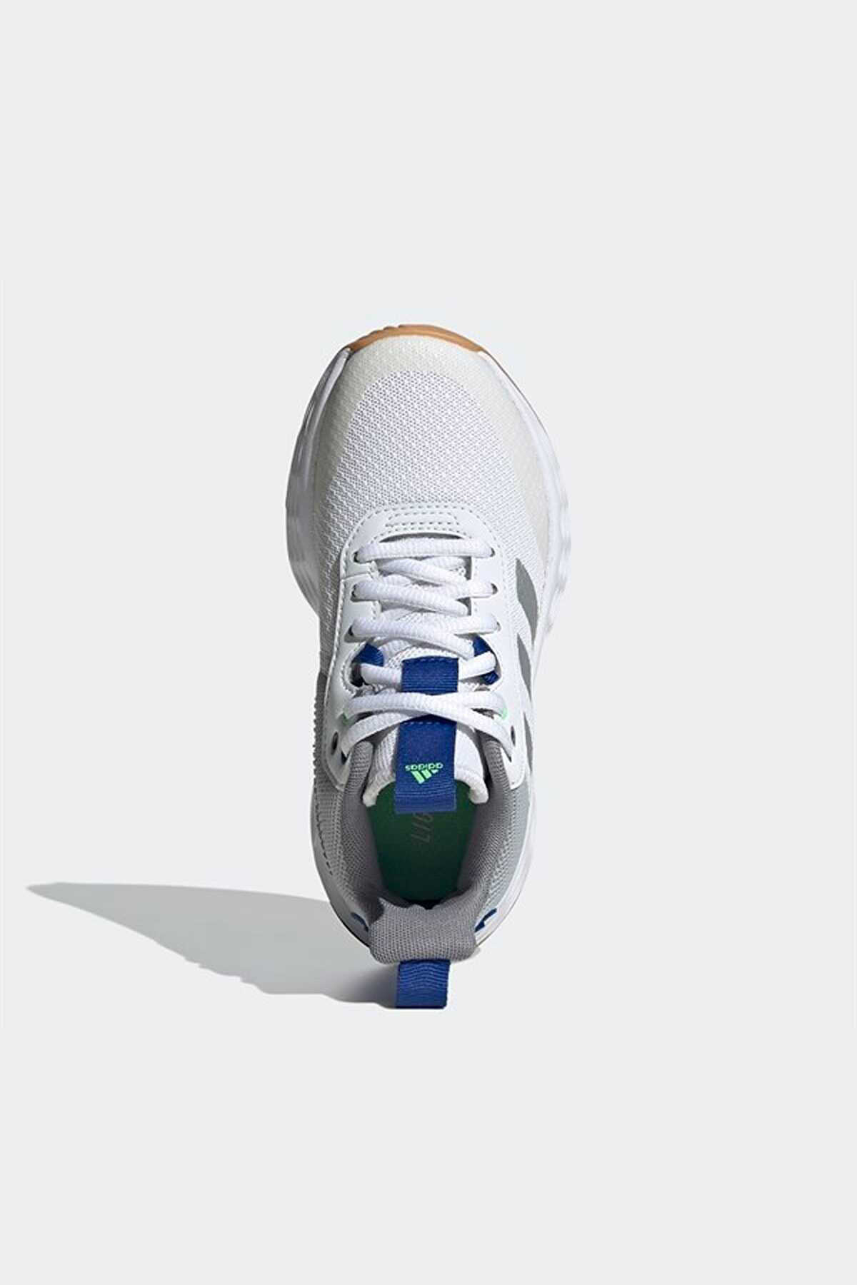 کفش بسکتبال بچه گانه یونیسکس سفید طوسی مدل Gw1553 برند adidas 