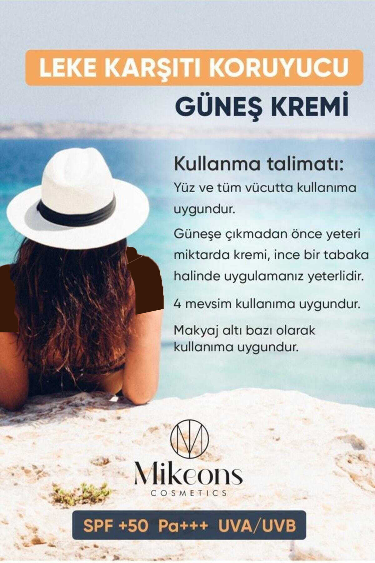 کرم ضد آفتاب ضد لک 100 میلی لیتر برند Güneş 