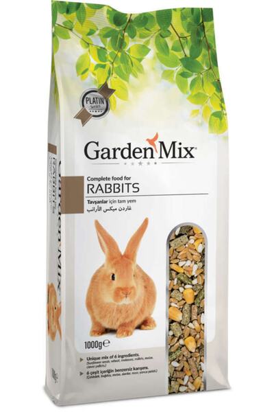 غذا میکس مخصوص خرگوش 1 کیلوگرم برند Gardenmix 